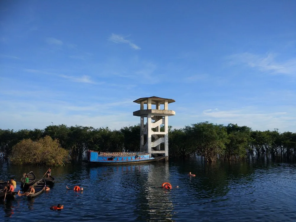 Tanguar Haor Watchtower Observation